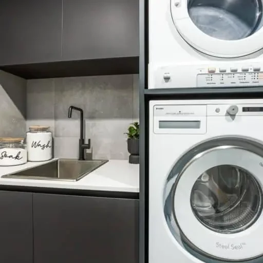 Laundry bathroom renovation